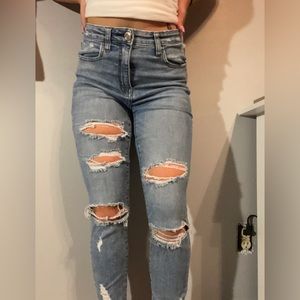 American Super High-Rise Jegging Crop Jeans